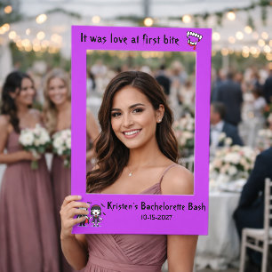 It Was Love at First Bite Halloween Bachelorette Selfie Frame