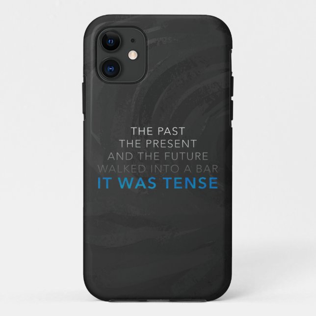 It Was Tense Case-Mate iPhone Case (Back)