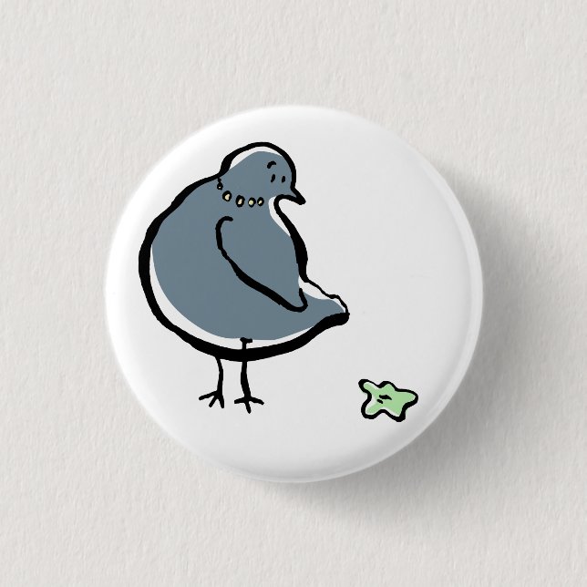 it wasn’t me pinback button (Front)