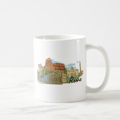 It Wasnt Built In A Day Rome Coffee Mug