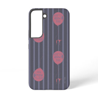IT - You'll Float Too Balloon Striped Pattern Samsung Galaxy S22 Case