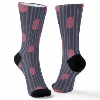 IT - You'll Float Too Balloon Striped Pattern Socks
