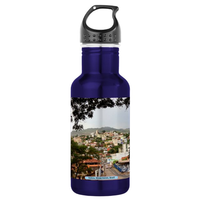 Itabira, Minas Gerais, Brazil Stainless Steel Water Bottle (Front)