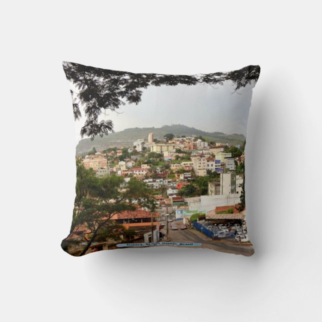 Itabira, Minas Gerais, Brazil Throw Pillow (Front)