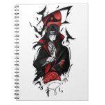 Itachi Uchiha Abstract Art Notebook