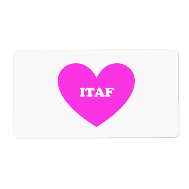 Itaf Label (Front)