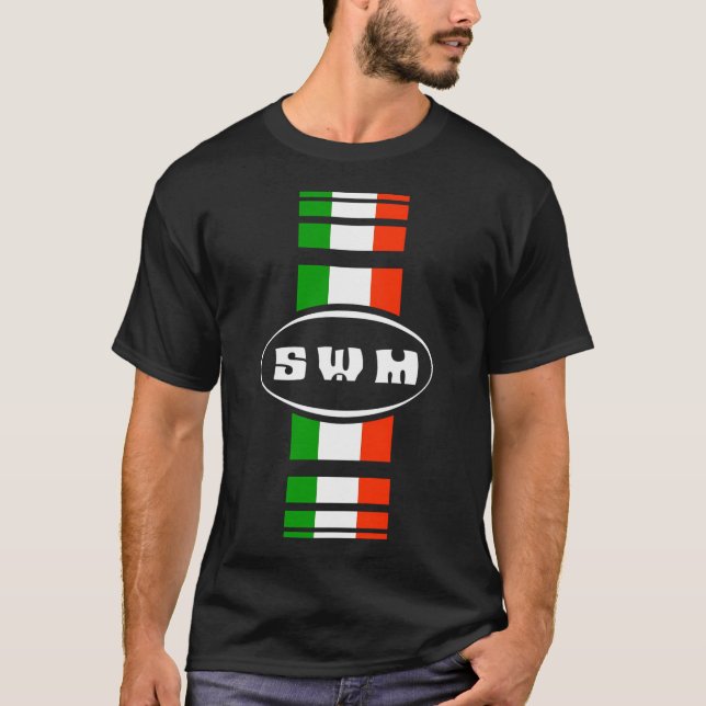 Itaila Swm Motorcycles T-Shirt (Front)