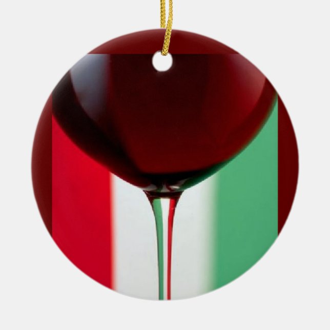 ITALAIN WINE ORNAMENT (Front)