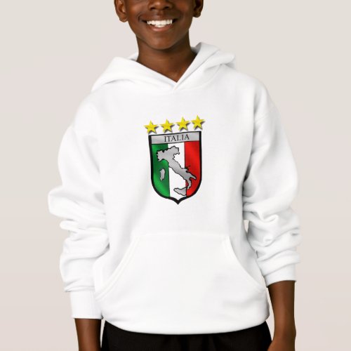 italia 4 stars world champions soccer gifts hoodie