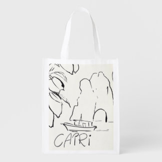 Italia artprint bag Italy travel destination Capri