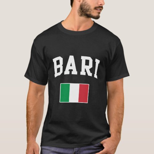 Italia Bari Tuscany Sicily Italy Italian Flag Ital T_Shirt