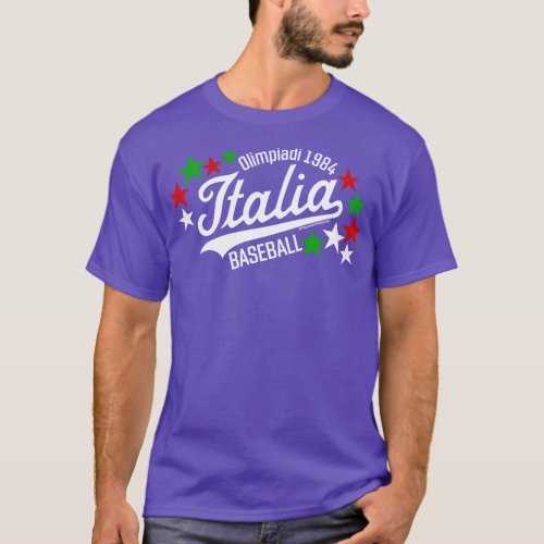 Italia Baseball 1984 Olympics T_Shirt