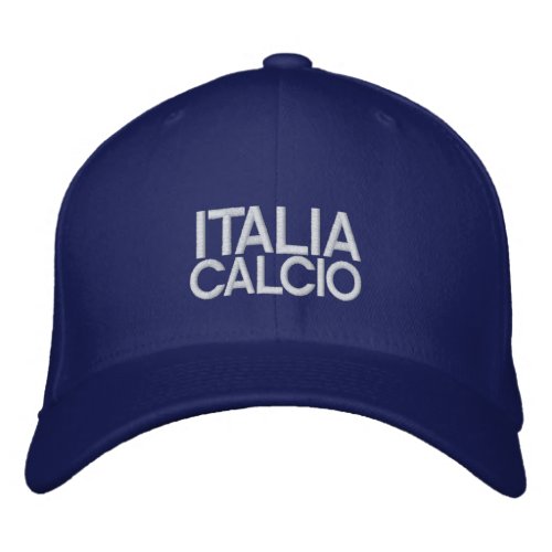 ITALIA CALCIO EMBROIDERED BASEBALL HAT