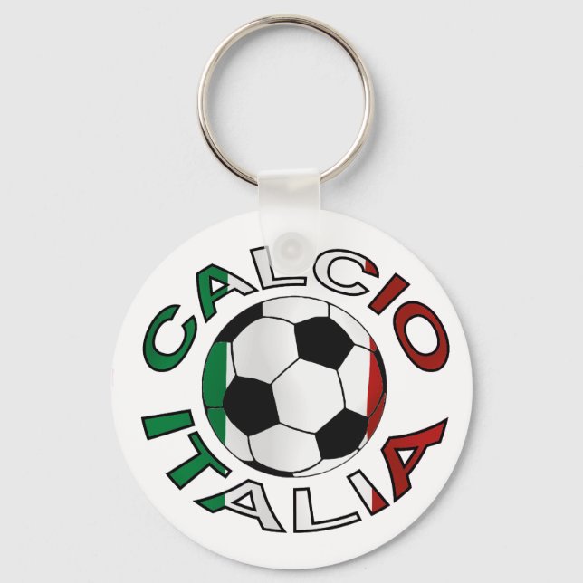 Italia Calcio Italy Football Keychain (Front)