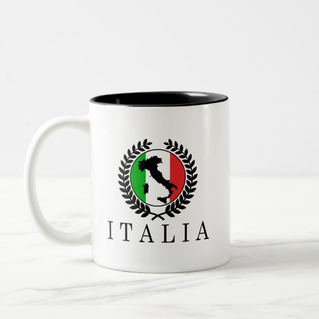 Italia Classico Two-Tone Coffee Mug (Left)
