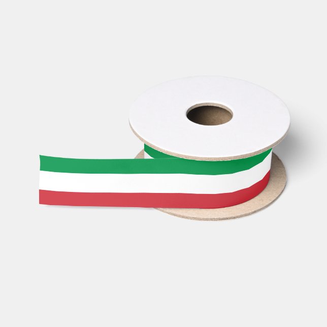 Italia Colors & Italy, Italian Flag fashion sports Satin Ribbon (Spool)