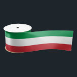 Italia Colors & Italy, Italian Flag fashion sports Satin Ribbon<br><div class="desc">Ribbon (Gifts): "Italia" colours of Italy & Italian flag fashion pattern - love my country,  travel,  holiday,  patriots / sports fans</div>
