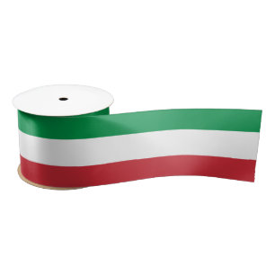 Italia Colors & Italy, Italian Flag fashion sports Satin Ribbon