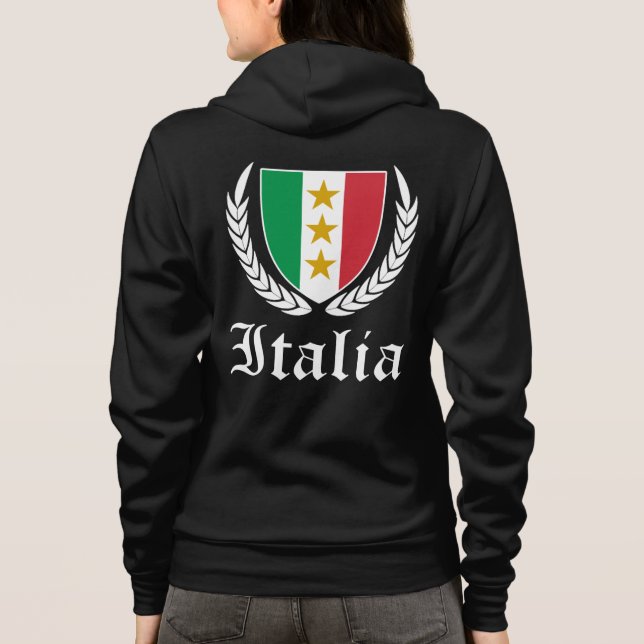 Italia Crest Hoodie (Back)