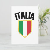 Italia Crest Italy Flag (Standing Front)