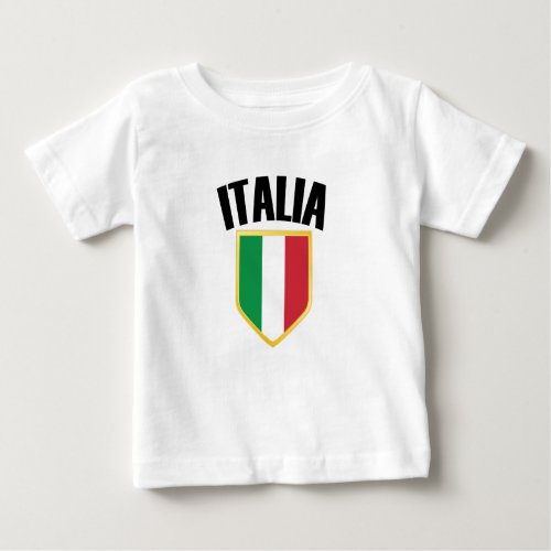 Italia Crest Italy Flag Baby T_Shirt