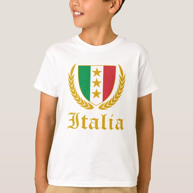 Italia Crest T-Shirt (Front)