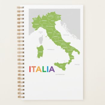 Italia Custom Vacation Travel Day Planner by LaurEvansDesign at Zazzle