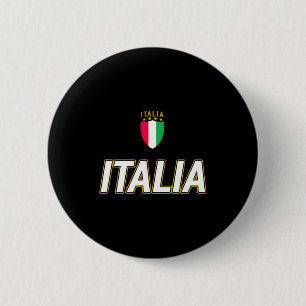 Italia Design Italian Soccer Jersey Style Italy T Button