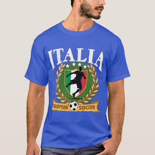 Italia European Soccer  T_Shirt