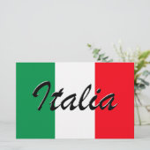 Italia Flag - High Quality (Standing Front)
