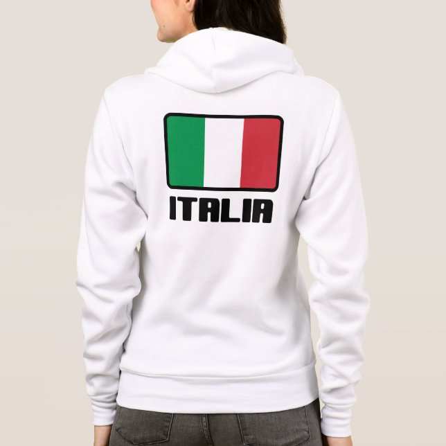 Italia Flag Hoodie (Back)