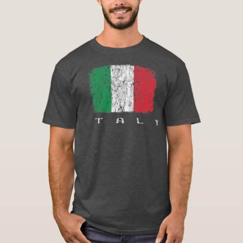 Italia Flag Italian Pride Italy Vacation Italy T_Shirt