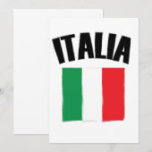 Italia Flag Italy (Front/Back)