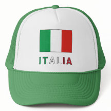 Italia Flag & Word