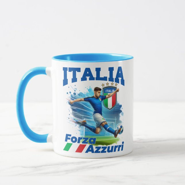 Italia Forza Azzurri  Mug (Left)