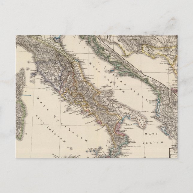 Italia, Gallia cisalpina, Sicilia, Sardinia Postcard (Front)