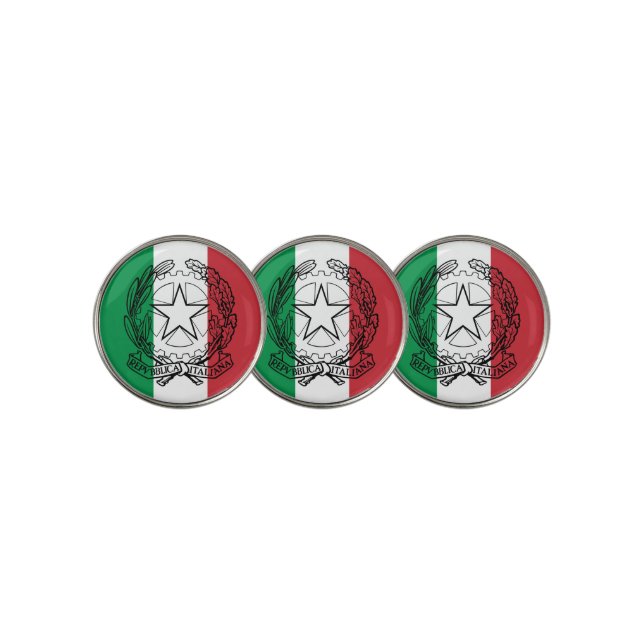 Italia  golf ball marker (3 Up)
