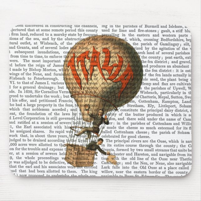 Italia Hot Air Balloon Mouse Pad (Front)