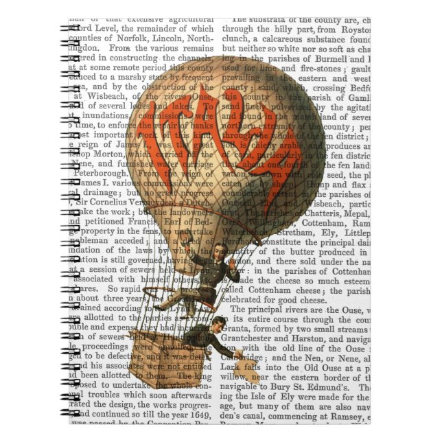 Italia Hot Air Balloon Notebook (Front)