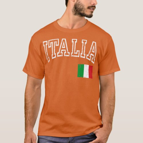 Italia Italian Flag Italy Family Heritage Gifts T_Shirt