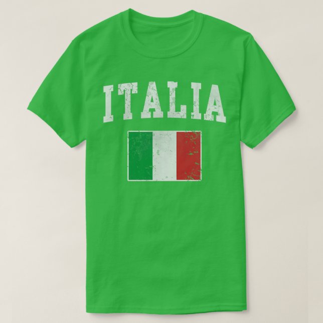 Italia Italian Flag Italy Italiano T-Shirt (Design Front)