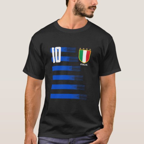 Italia Italiano Italy Calcio Futboll Soccer Jersey T_Shirt