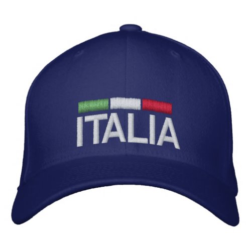 ITALIA Italy Embroidered Baseball Cap