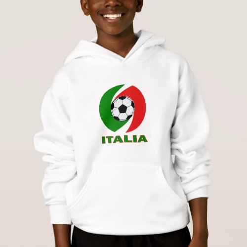 Italia Italy Flag Ball Design Hoodie