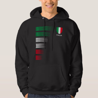 Italia Italy Flag Emblem - Italian Pride Ancestry  Hoodie
