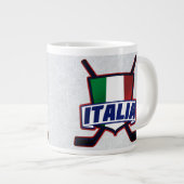 Italia Italy Hockey su Ghiaccio Mug (Front Right)