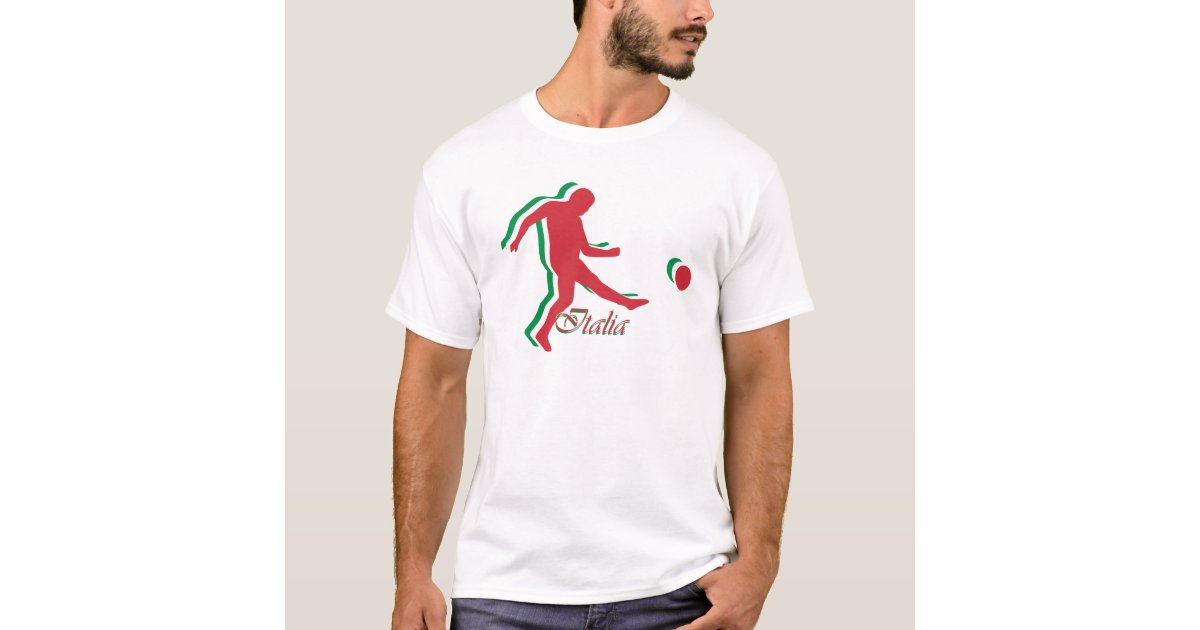 Proud Italian - Italia Design Soccer Jersey Style Shirt