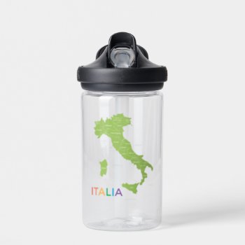 Italia Italy Vacation Gift Kids Water Bottle by LaurEvansDesign at Zazzle