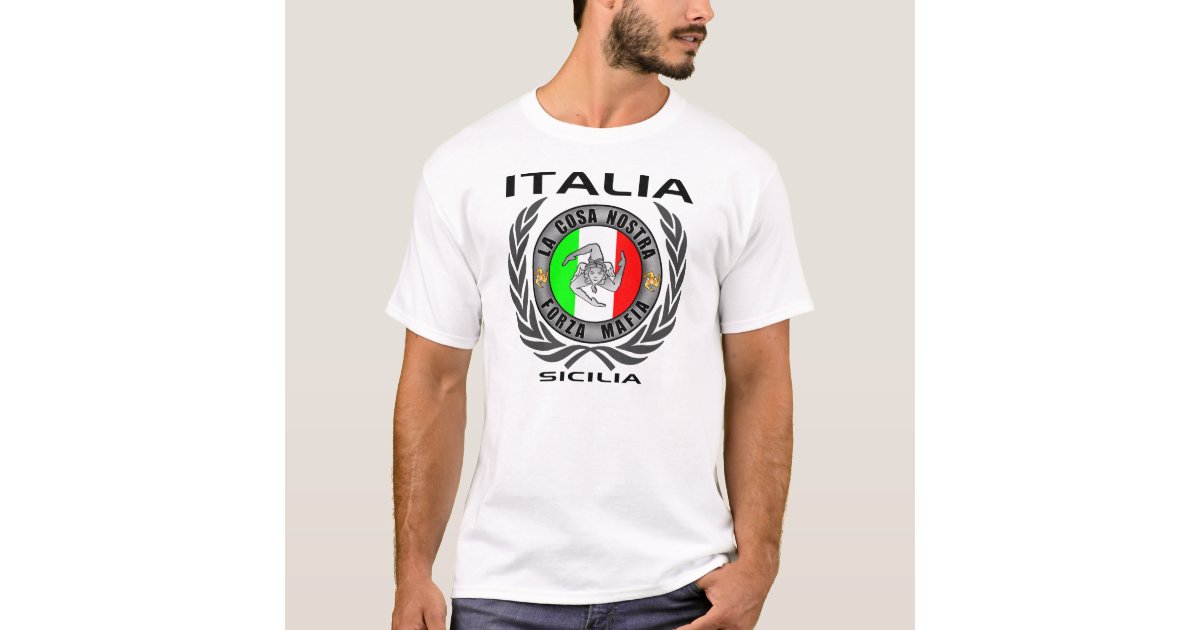 ITALIA - Cosa Nostra T-Shirt | Zazzle