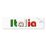 Italia logo gifts for Italians and Italy lovers Bumper Sticker